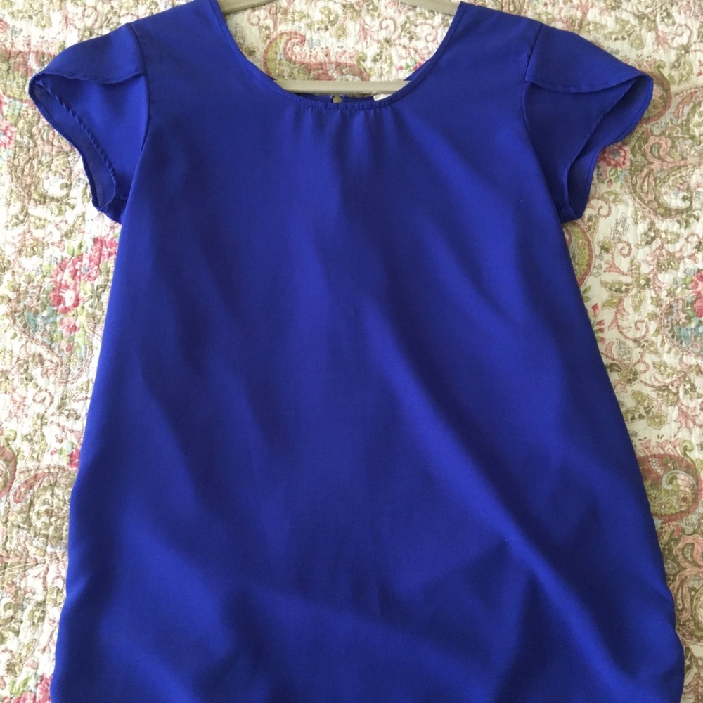 Brilliant Blue Blouse